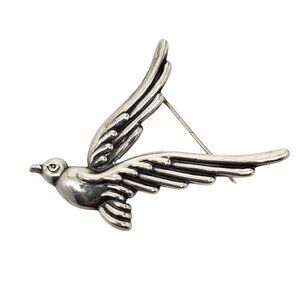 Los Castillo Taxco Mexico Sterling Silver Bird Brooch/Pin #22606